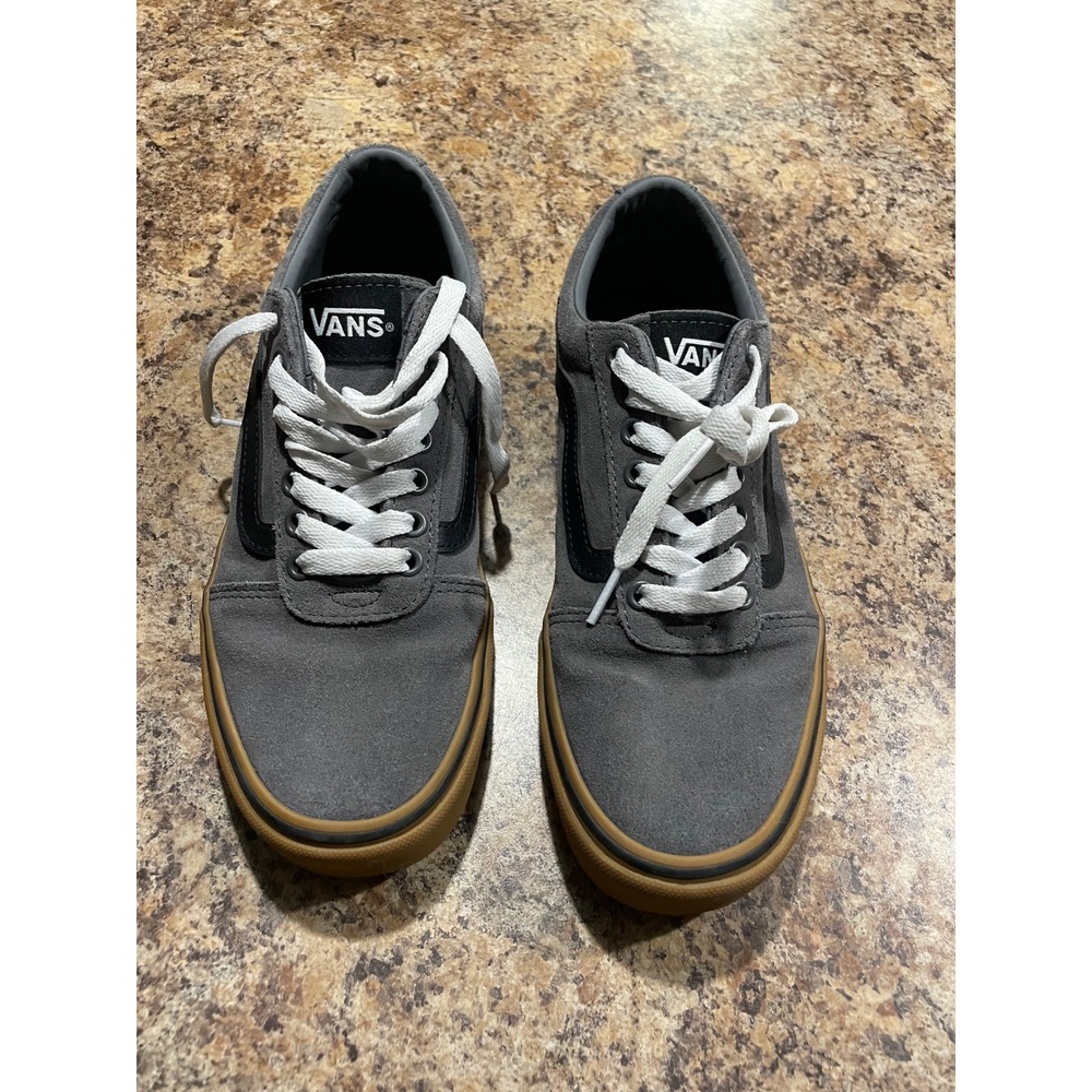 Vans Old Skool Ward Low Top Gray Suede Gum Sole Skate Shoes Mens7.5 - Picture 7 of 10